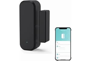 LVYXON Capteurs de porte et de fenêtre WiFi, détecteurs intelligents d'ouverture/fermeture de porte, avec contrôle par application de notification, pour portes et armoires