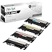 Produktbild Tigtak Kompatibel Samsung CLT-P406C / CLT-406S, CLT-K406S CLT-C406S CLT-M406S CLT-Y406S Toner Patronen für Samsung Xpress C460W C460 C410W CLP-360 CLP-360ND CLP-365 CLP-365W CLX-3305 CLX-3300 Drucker (1* Black 1* Cyan 1* Magenta 1*Yellow)