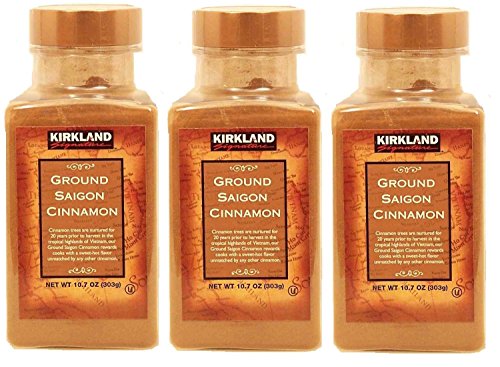 Preisvergleich Produktbild Kirkland Signature Gemahlener Saigon Zimt - 3er Pack (303g)