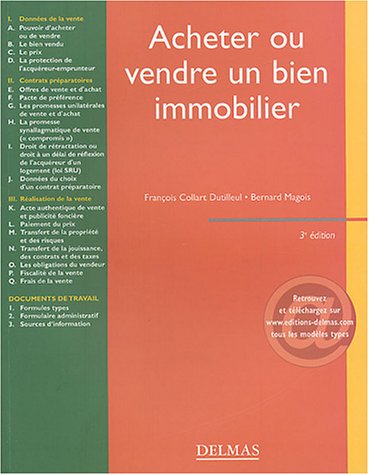 Télécharger Acheter ou vendre un bien immobilier Livre eBook France