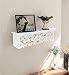 Home Sparkle Sh791 Wall Shelf (Lacquer Finish, White) RS.749.00