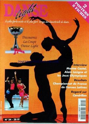 Download DANSE LIGHT [No 24] du 01/07/2000 - LA COUPE DANSE LIGHT - MARINE CASTEL - ALAIN LECIGNE ET LES JEUX OLYMPIQUES - CHAMPIONNAT DE FRANCE DE DANSES LATINES - CENDRILLON - SERGE LIDO ET LIDOVA.