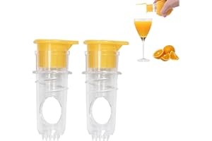 YOUKLY Zitronenpresse Handpresse, Zitruspresse Manuell, Limettenpresse Zitronenpresse Klein, Zitronenausgießer Hand Lemon Squeezer Für Orangensaft Zitronensaft (Set B)