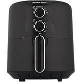 Hamilton Beach Air Fryer, 4.2L, SimpliFry, 1300W, Manual Controls, Adjustable Temperature, Adjustable Timer, 60 Min Timer, En