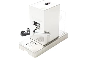 La Piccola Satinata italienische Espressomaschine für ESE-Pads | Umweltbewusst und sparsam im Verbrauch | Für Standard 44mm, Silver, KAVLP9111