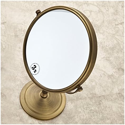 HomeLavaBeauty mirror Antique brass 3-fold magnification