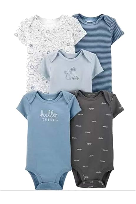 Body Manica Corta Laloona - Confezione Da 3, Cotone 100% ÖkoTex, Per Bambini 12-36 Mesi - Foto 3