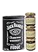 Produktbild Sweet Colletion Jack Daniels Malt Whisky Fudge in Blechdose 300g und Slyrs Marmelade Mini Set 3 x 50g