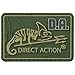 Produktbild Direct Action Logo Flicken Medium Oliv Grün
