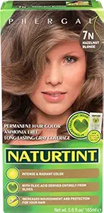 Permanent Hair Colorant with Active Vegetable Ingredients, 7N Hazelnut Blonde, 5.6 fl oz 160 ml, From Naturtint