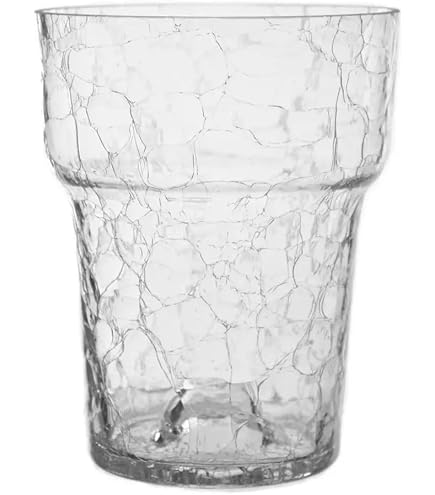 Vaso Per Orchidee In Vetro Bianco - Diametro 13 Cm, Altezza 16,5 Cm - Con Effetto Filo E Serbatoio D'Acqua - 3