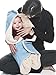 Wallaboo Baby Blanket Nore - 85 x 85 cm, Soft Blue