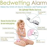 TEQIN Neu Voll-Featured Kinder Ultimativ Bettnässer Alarm Feuchtigkeitssensor mit Ton und Vibration für Kinder Jungen Mädchen Topftraining - 6