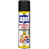 Apel Su Ge&ccedil;irmez Sızdırmaz Sızıntı &Ouml;nleyici Kau&ccedil;uk Kaplama Izolasyon Siyah Sprey 500 ML