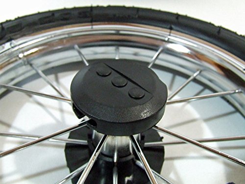 4 x Kinderwagen Rad 12 1/2 Zoll, 62 – 203 mit Metallspeichen, kugelgelagert - 4