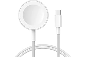 Aen Art iWatch Ladekabel【Apple MFI-zertifiziertes】 Magnetisches auf USB-C-Ladekabel (3,3ft) Kompatibel mit Allen Apple Watch Serien 9/8/7/6/5/4/3/2/SE/Ultra/Ultra 2, Magnetische Ladestation für iWatch
