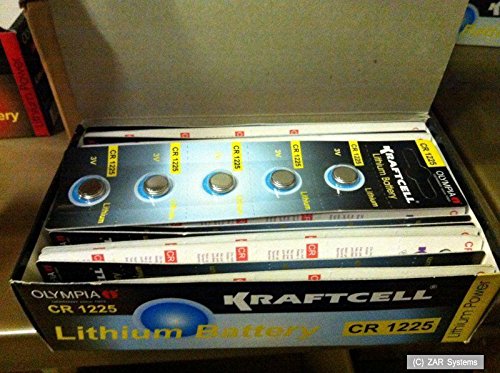 Preisvergleich Produktbild 10 x Olympia 3V Knopfzellen CR1225 / CR-1225 / CR 1225
