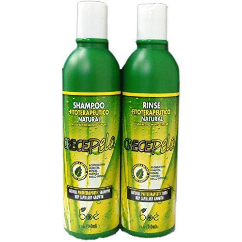 BOE Crece Pelo Shampoo + Rinse 12 oz Combo Set!! by BOE
