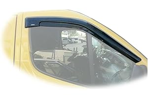 GENERIC Wind Rain Smoke Deflector Sunplex 2 Pieces FOR RENAULT TRAFIC (2003-2013), VAUXHALL VIVARO (2001-2014)