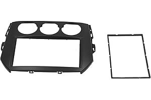 01 02 015 2Din Radiorahmen, robuster ABS Stereo Blendenverkleidung Ersatz für MX-5 Miata 2005-2015 für Auto