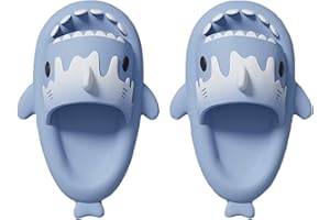 NIBESSER Chanclas Tiburon Mujer Hombre Con Suela Engrosada Chanclas Mujer Verano Comodas Chanclas Playa Mujer Antideslizantes Zapatillas Tiburon Piscina Divertidas Originales