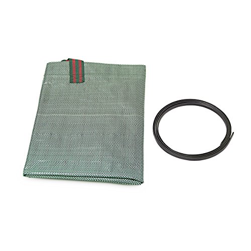 Relaxdays Gartensack faltbar 272 Liter, selbststehende Laubtasche, 3-er Set Gartentonnen, robust, wetterresistent, grün - 6