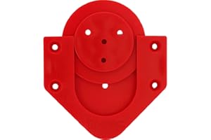 Bull's Profix Bristle Board - Supporto da Parete, Colore: Rosso