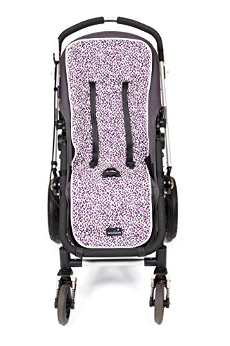 Betty Bramble Buggy/Pushchair Liner - Leopard (Purple)