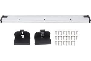YolieraArt 50,8 cm bordsskena, aluminiumlegering anodiserad RV bordsfäste glidskena, för R V släpvagn husvagn båt yacht inomh