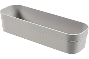 CURVER Casier de Rangement Infinity Infinity M - 23 x 7,7 x 5,1 cm - Recyclé - Gris Clair