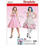 schnittmuster rockabilly kleid Anleitung in Englisch, Spanisch und Französisch