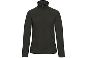 Niscioma Felpa Zip Intera Donna - Maglia Tuta Felpata Invernale Maglie Senza Cappuccio Tinta Unita, Felpe da Lavoro Micropile Poliestere, Modello Basic Lady