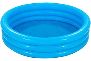 Intex 59416NP Crystal Blue Three Ring Inflatable Paddling Pool 1.14m x 25cm