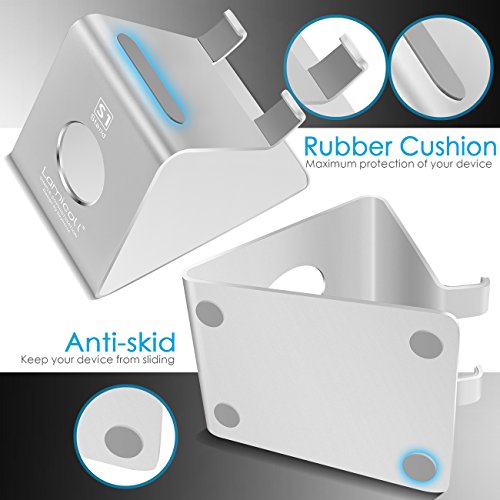Handy Halterung, Lamicall iPhone Dock : Handyhalterung, Handy Halter, Phone StÃ¤nder, Handy StÃ¤nder fÃ¼r iPhone X, 8, 7 Plus, 6s 6 / Plus, SE, 5 5s 5c, Samsung A3 A5 J3 J5 J7 S6 S7 S8, Huawei P8 P9 P10 / Lite, Honor 6X, 8, Tisch ZubehÃ¶r, Schreibtisch, E-Reader, andere Smartphone - Silber