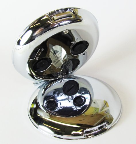 Widdop Bingham Metall-Reisewecker, klappbar, großes Zifferblatt - 7