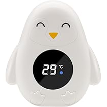 Digitales Baby Badethermometer Mit LED | 360° Drehbar Wasserdicht IPX7