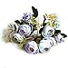 Produktbild Künstliche Blumen, gefälschte filigrane Kunststoff-Simulation Pfingstrose Hochzeitsstrauß geeignet für Familiengarten Party Hochzeit Dekoration Party Urlaub Stehtischdekoration, 24 cm,blue,1PCS