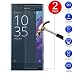 Produktbild MaxKu Sony Xperia XA1 Schutzfolie, [2 Stück] Glasfolie Hartglas 9H Hardness Panzerglas Displayschutz Anti-Kratz Displayschutz für Sony Xperia XA1