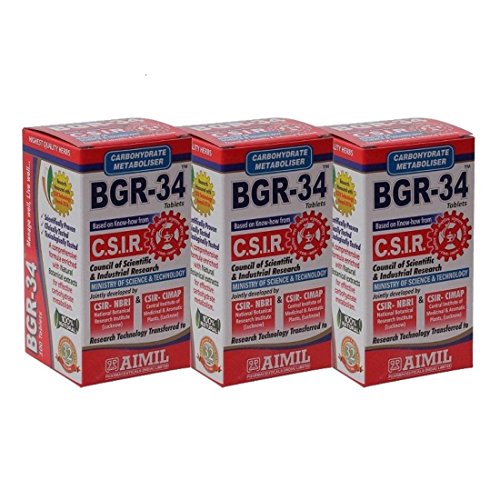 Aimil Carbohydrate Metaboliser BGR - 34 Tablets - (Pack of 3) RS.1060.00