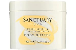 Sanctuary Spa Body Butter, Green Lemon and Orange Blossom Body Moisturiser, 250ml