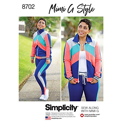 Simplicity Creative Patterns US8702U5 Mimi G - Chaqueta de punto para mujer