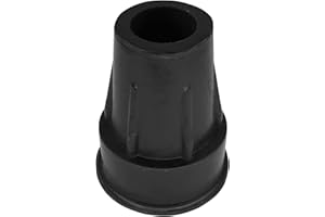 cyclingcolors gommini stampelle bastone 18mm nero gomma antiscivolo con rinforzo metallico Tappo tubo tondo terminale copertura flessibili protezione