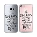 Produktbild Original Lanboo® Silikon Case Für iPhone 5 / 5s / SE #4 Motiv 23 - Design Druck Leben Spruch Schriftzug Weisheit Sinn - Hülle Cover Tasche Etui Schale - Real Girls are never perfect and perfect girls are never Real - Schwarz