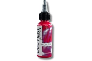 COLORBERRY LIQU-MENT COLLECTION NEON PINK – Farbe für Kunst zum Anfärben von JESIN – Farbe für Kunstharz zur Schmuckherstellung DIY Kunsthandwerk – 50ml
