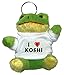 Produktbild Plüsch Frosch Schlüsselhalter mit einem T-shirt mit Aufschrift mit Ich liebe Koshi (Vorname/Zuname/Spitzname)