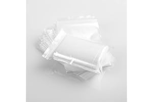 XINSHENG Druckverschlussbeutel 100 Stück 10 * 15cm Mittel und Klein Tütchen Plastiktüten Baggys Plastikbeutel baggies Wiederverwendbar Polybeutel tüten groß Wiederverschließbare