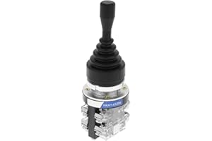 HILITAND Interrupteur à Joystick Manette Momentané à 4 Positions 4NO, Commutateur de Joystick Momentané de Retour de Printemps Interrupteur à Bascule Joystick pour HKAI-41Z04