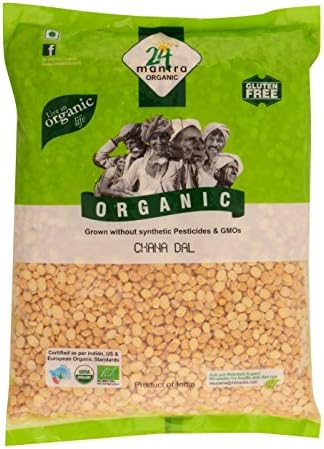Organic 24mantra Chana Dal (Hulled Split Chick Peas) 1kg