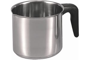Krüger 2114 Saturn Pot au Lait avec Bec Acier Inoxydable Argent 14 cm