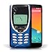 Produktbild Hülle Case für LG Google Nexus 5/D821 / Blaues Nokia 8210 Entwurf / Vintage Handys Collection
